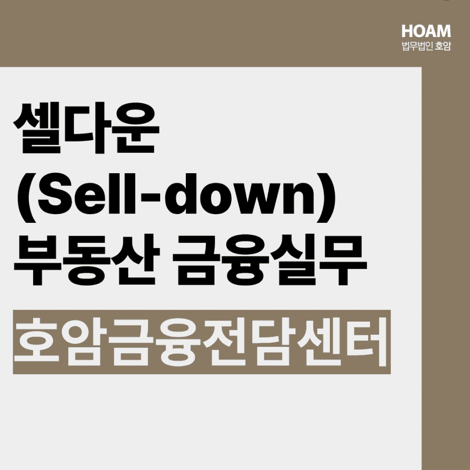 셀다운의 법률구조와 실무상 쟁점, 부동산금융 톺아보기